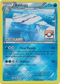 Avalugg (31/106) (League Promo 4th Place) [XY: Flashfire] | Galactic Gamez