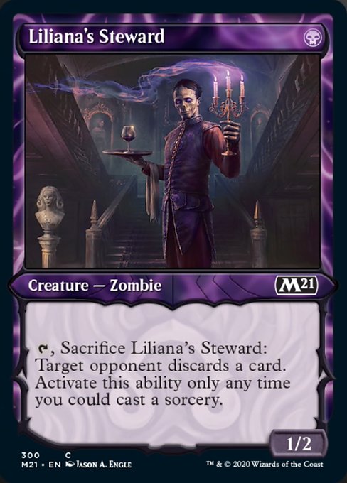 Liliana's Steward (Showcase) [Core Set 2021] | Galactic Gamez