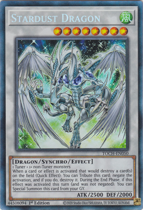 Stardust Dragon (CR) [TOCH-EN050] Collector's Rare | Galactic Gamez