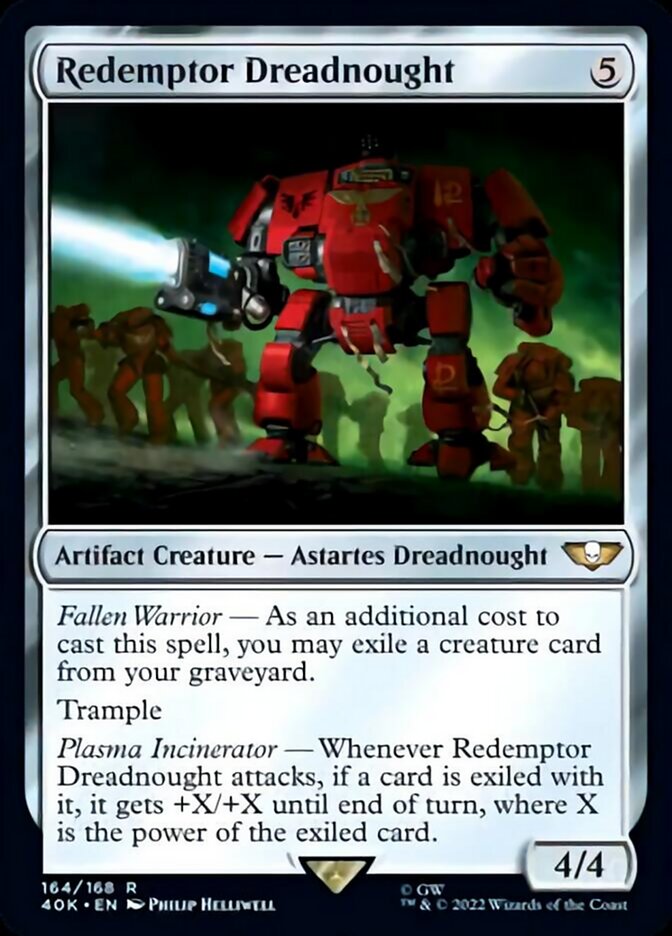 Redemptor Dreadnought (Surge Foil) [Universes Beyond: Warhammer 40,000] | Galactic Gamez