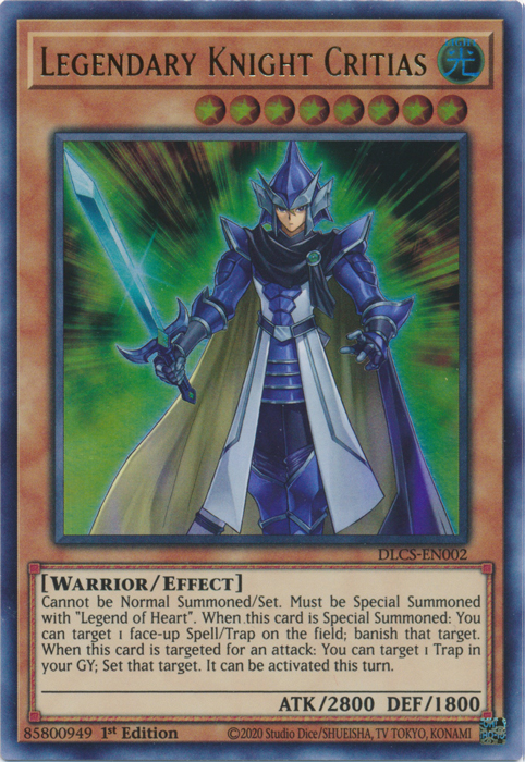 Legendary Knight Critias [DLCS-EN002] Ultra Rare | Galactic Gamez