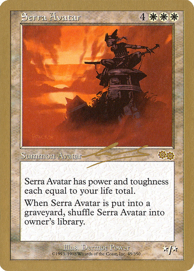 Serra Avatar (Nicolas Labarre) [World Championship Decks 2000] | Galactic Gamez