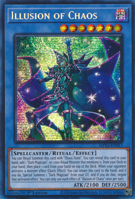 Illusion of Chaos [MP23-EN017] Prismatic Secret Rare | Galactic Gamez