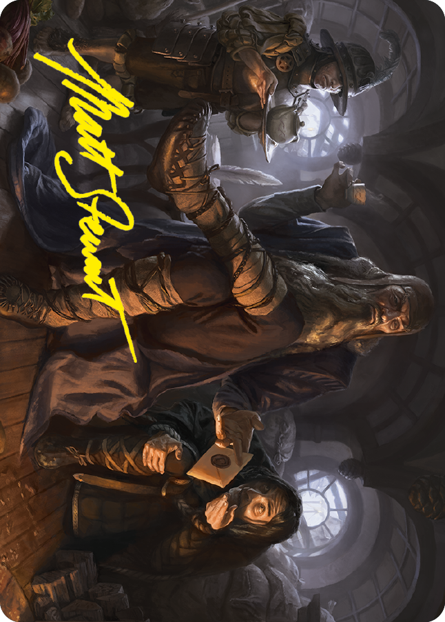 Sharkey, Tyrant of the Shire Art Card (Gold-Stamped Signature) [The Lord of the Rings: Tales of Middle-earth Art Series] | Galactic Gamez