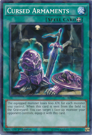 Cursed Armaments (Shatterfoil) [BP03-EN169] Common | Galactic Gamez