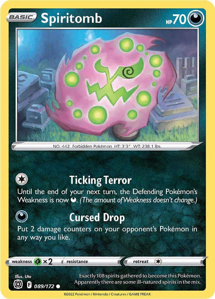 Spiritomb (089/172) [Sword & Shield: Brilliant Stars] | Galactic Gamez