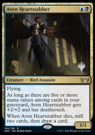 Aven Heartstabber (Promo Pack) [Streets of New Capenna Promos] | Galactic Gamez