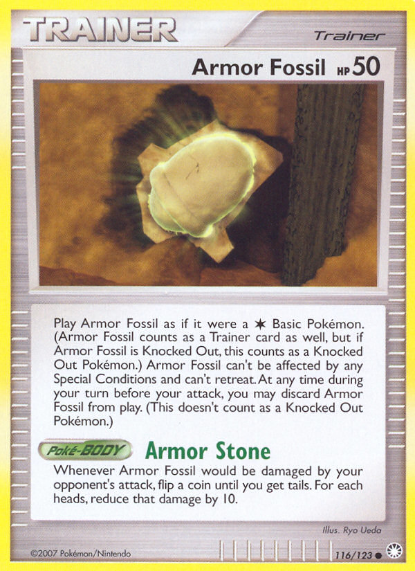 Armor Fossil (116/123) [Diamond & Pearl: Mysterious Treasures] | Galactic Gamez