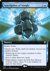Inscription of Insight (Extended Art) [Zendikar Rising] | Galactic Gamez