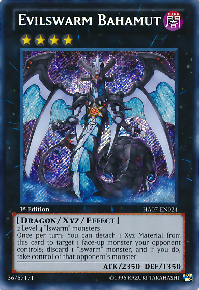 Evilswarm Bahamut [HA07-EN024] Secret Rare | Galactic Gamez