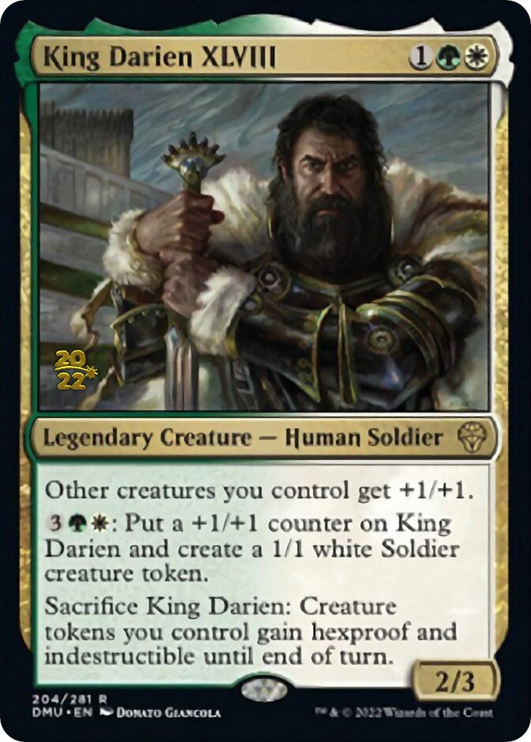 King Darien XLVIII [Dominaria United Prerelease Promos] | Galactic Gamez