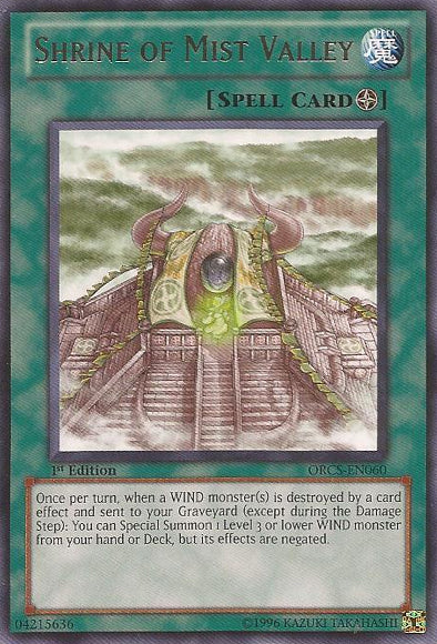 Shrine of Mist Valley [ORCS-EN060] Rare | Galactic Gamez
