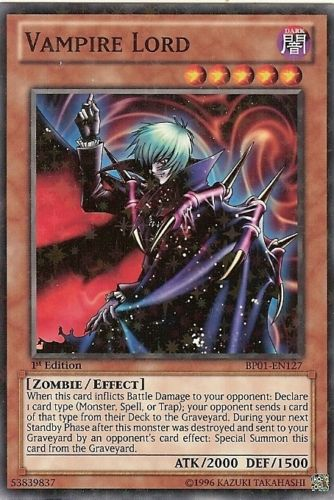 Vampire Lord [BP01-EN127] Starfoil Rare | Galactic Gamez