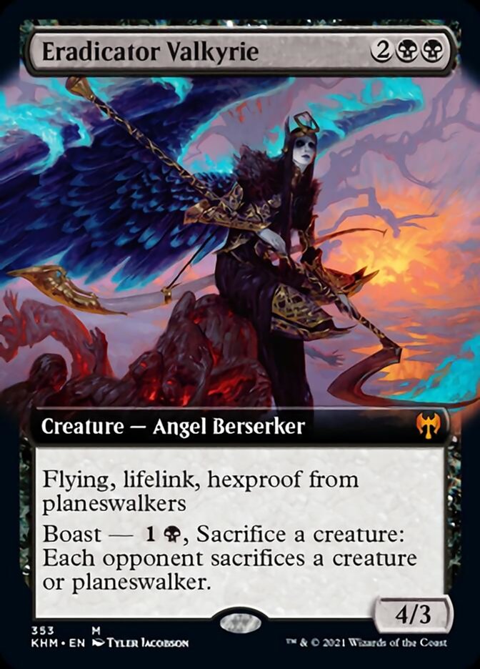 Eradicator Valkyrie (Extended Art) [Kaldheim] | Galactic Gamez