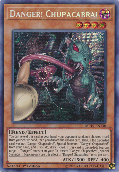 Danger! Chupacabra! [MP19-EN138] Prismatic Secret Rare | Galactic Gamez