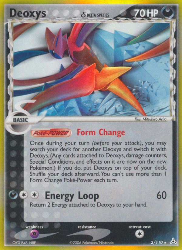 Deoxys (3/110) (Delta Species) [EX: Holon Phantoms] | Galactic Gamez