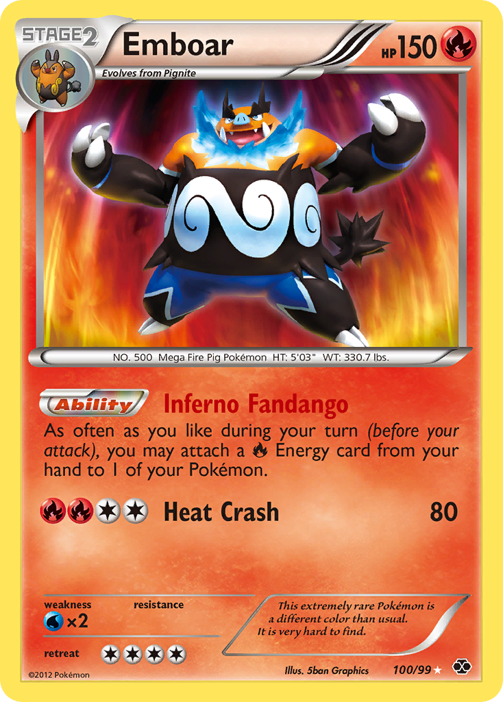 Emboar (100/99) [Black & White: Next Destinies] | Galactic Gamez