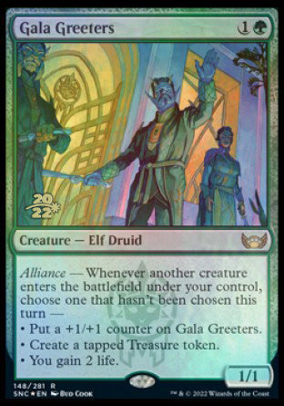 Gala Greeters [Streets of New Capenna Prerelease Promos] | Galactic Gamez