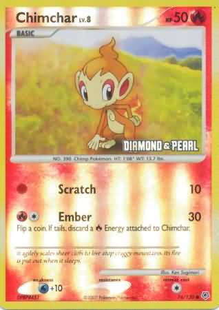 Chimchar (76/130) [Burger King Promos: 2008 Collection] | Galactic Gamez