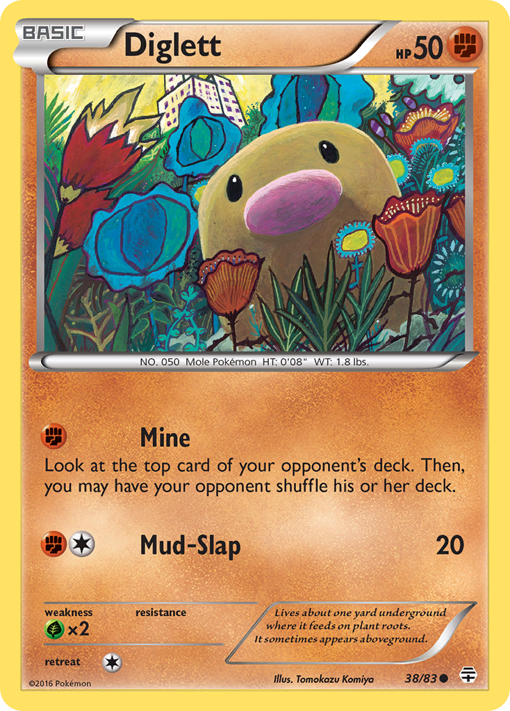 Diglett (38/83) [XY: Generations] | Galactic Gamez