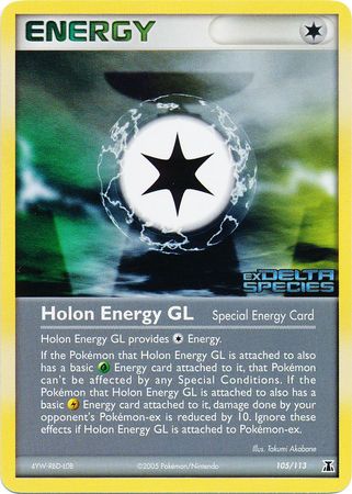 Holon Energy GL (105/113) (Stamped) [EX: Delta Species] | Galactic Gamez