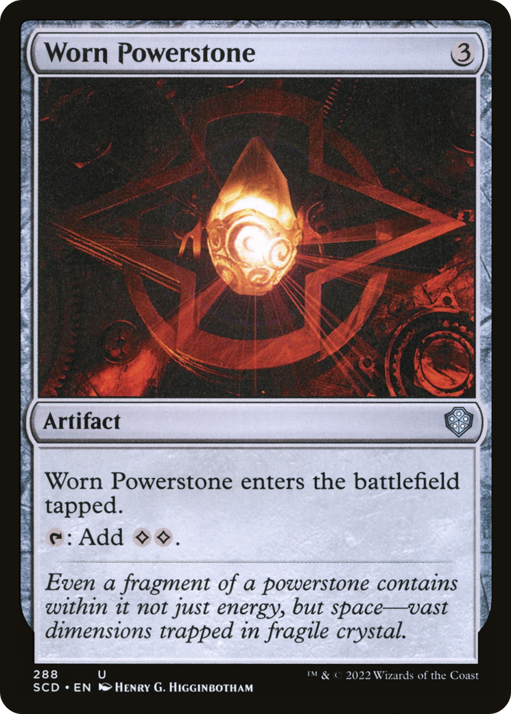 Worn Powerstone [Starter Commander Decks] | Galactic Gamez