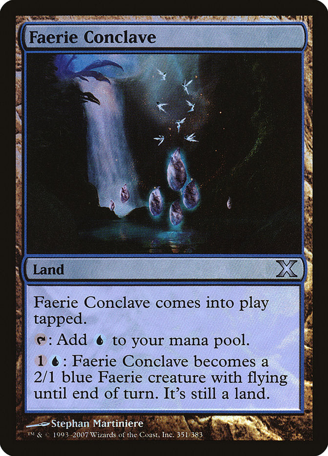 Faerie Conclave (Premium Foil) [Tenth Edition] | Galactic Gamez