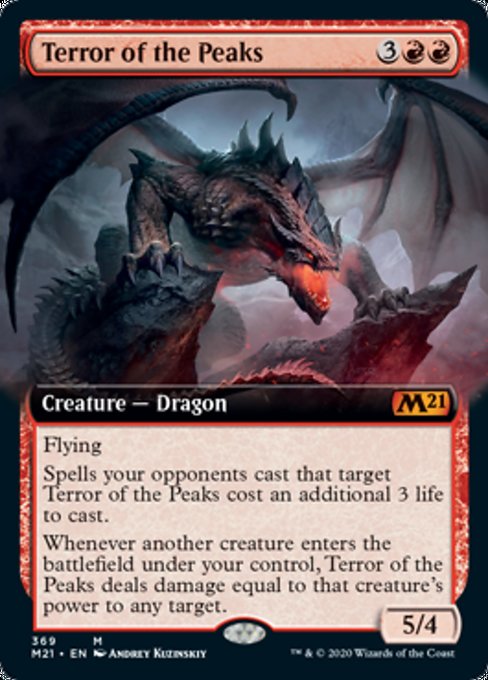 Terror of the Peaks (Extended Art) [Core Set 2021] | Galactic Gamez