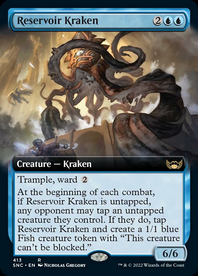 Reservoir Kraken (Extended Art) [Streets of New Capenna] | Galactic Gamez