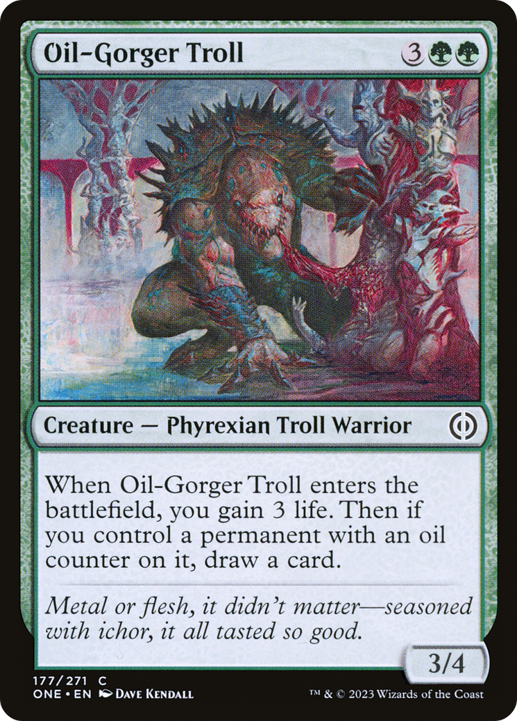 Oil-Gorger Troll [Phyrexia: All Will Be One] | Galactic Gamez