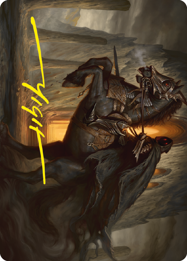 Nazgul Art Card (Gold-Stamped Signature) [The Lord of the Rings: Tales of Middle-earth Art Series] | Galactic Gamez