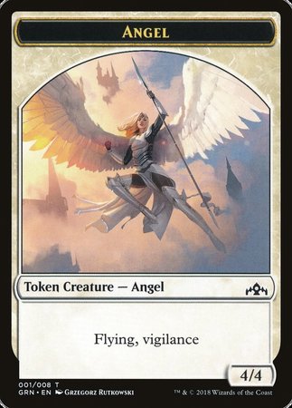 Angel Token [Guilds of Ravnica Tokens] | Galactic Gamez