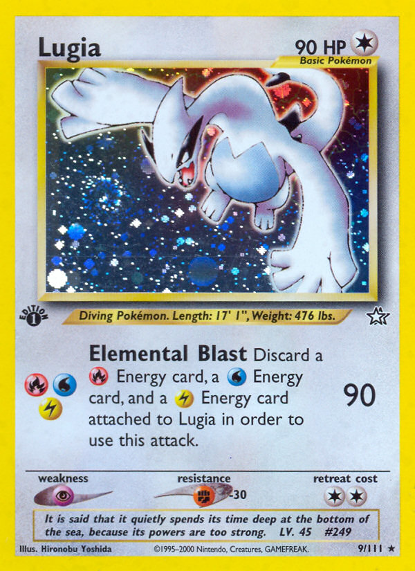 Lugia (9/111) [Neo Genesis 1st Edition] | Galactic Gamez