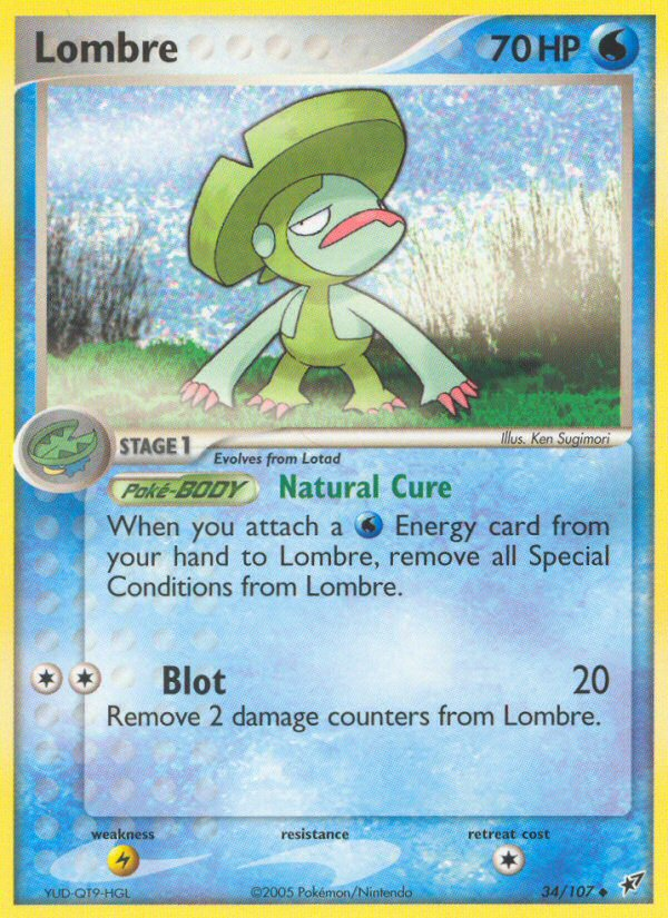 Lombre (34/107) [EX: Deoxys] | Galactic Gamez