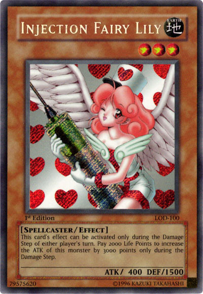 Injection Fairy Lily [LOD-100] Secret Rare | Galactic Gamez