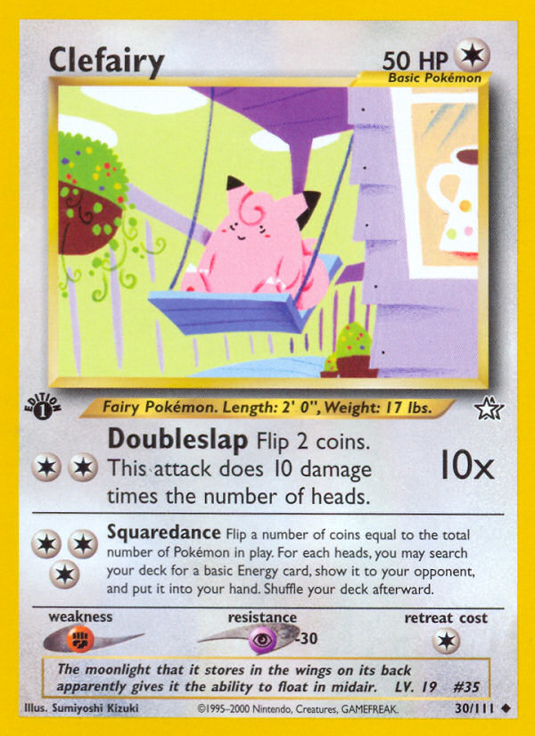 Clefairy (30/111) [Neo Genesis 1st Edition] | Galactic Gamez