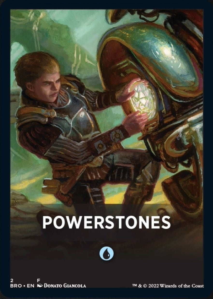 Powerstones Theme Card [The Brothers' War Tokens] | Galactic Gamez