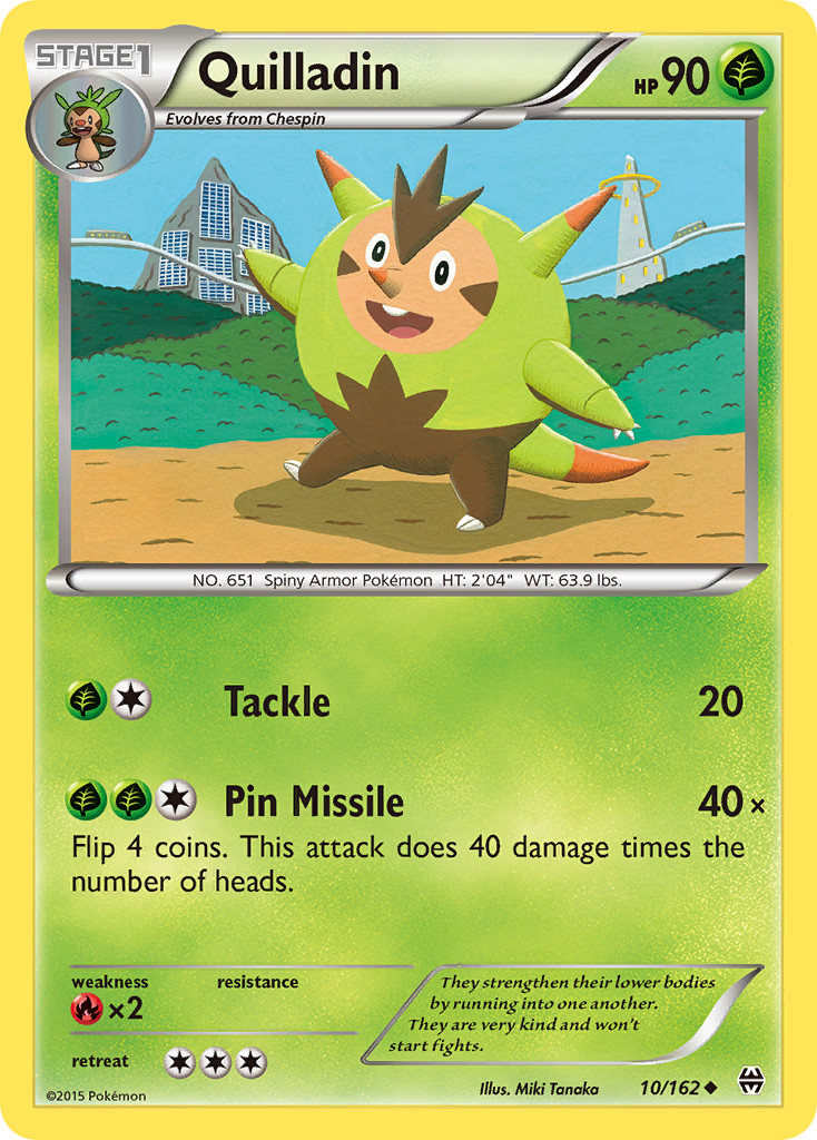 Quilladin (10/162) [XY: BREAKthrough] | Galactic Gamez