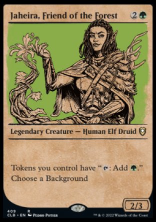 Jaheira, Friend of the Forest (Showcase) [Commander Legends: Battle for Baldur's Gate] | Galactic Gamez