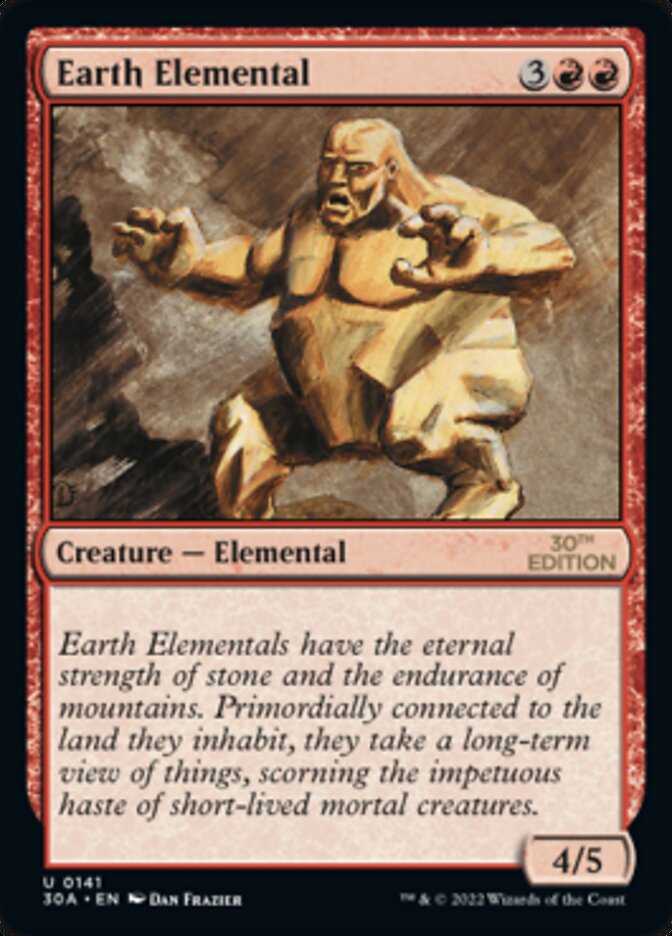 Earth Elemental [30th Anniversary Edition] | Galactic Gamez