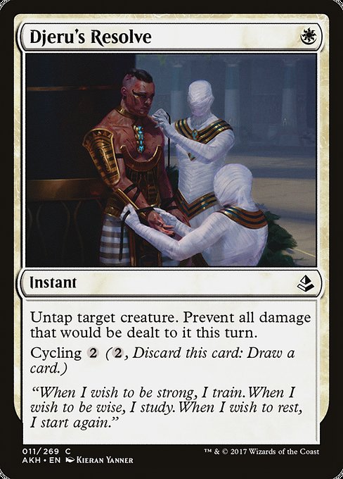 Djeru's Resolve [Amonkhet] | Galactic Gamez
