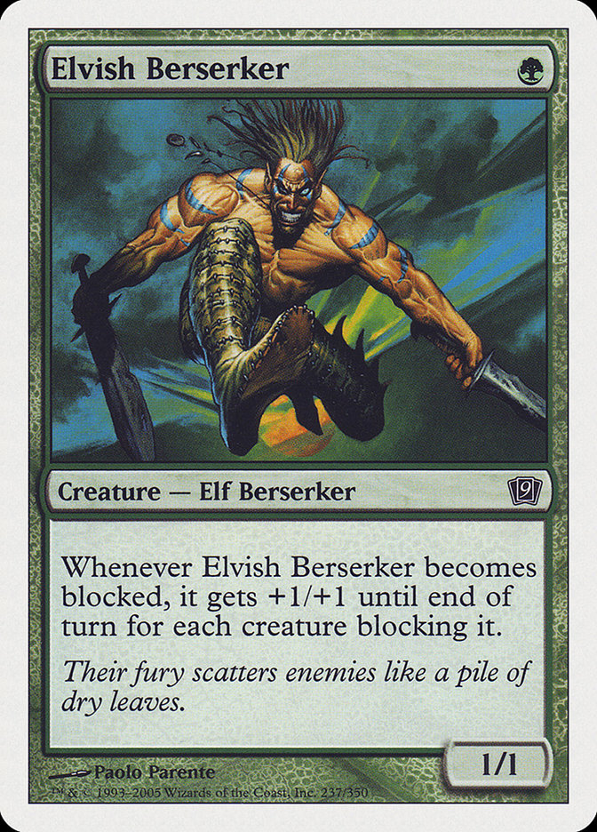 Elvish Berserker [Ninth Edition] | Galactic Gamez