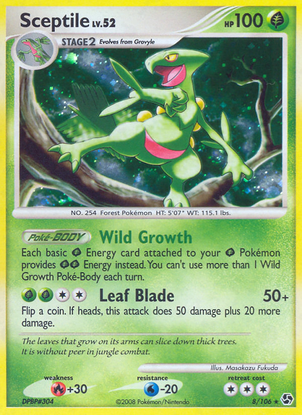 Sceptile (8/106) [Diamond & Pearl: Great Encounters] | Galactic Gamez