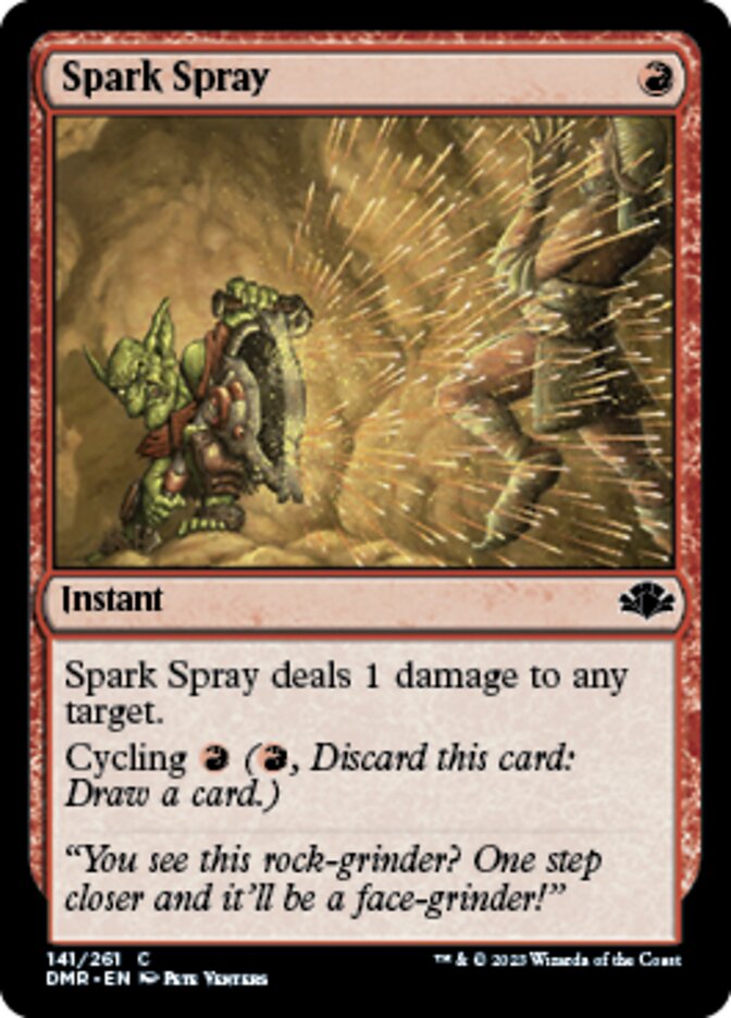 Spark Spray [Dominaria Remastered] | Galactic Gamez
