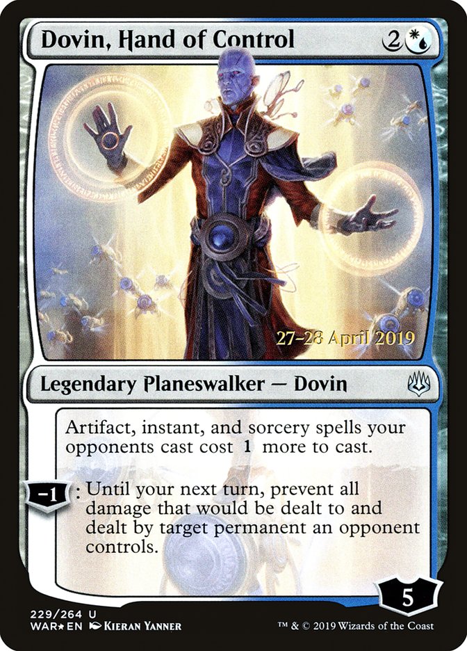 Dovin, Hand of Control  [War of the Spark Prerelease Promos] | Galactic Gamez