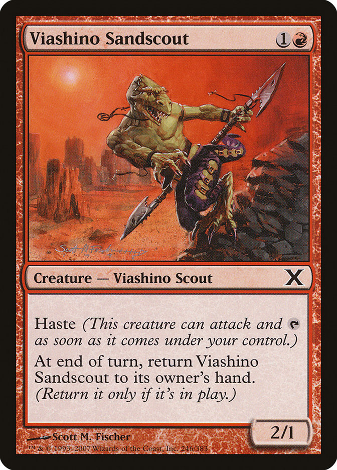 Viashino Sandscout [Tenth Edition] | Galactic Gamez