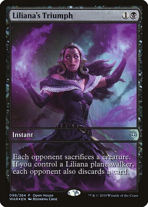 Liliana's Triumph [War of the Spark Promos] | Galactic Gamez