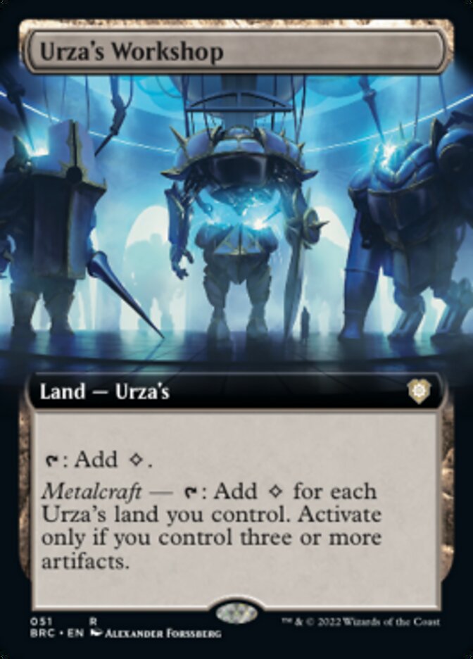 Urza's Workshop (Extended Art) [The Brothers' War Commander] | Galactic Gamez