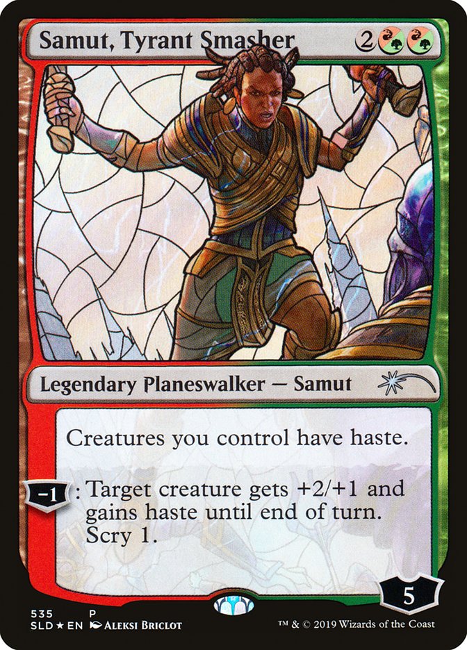 Samut, Tyrant Smasher (Stained Glass) [Secret Lair Drop Promos] | Galactic Gamez
