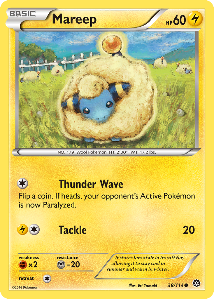 Mareep (38/114) [XY: Steam Siege] | Galactic Gamez